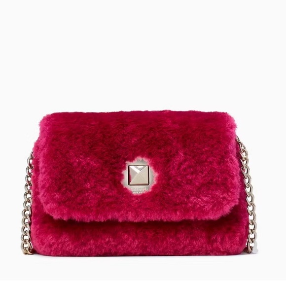 kate spade Handbags - Kate Spade Audrey Shearling Micro
Crossbody NWT